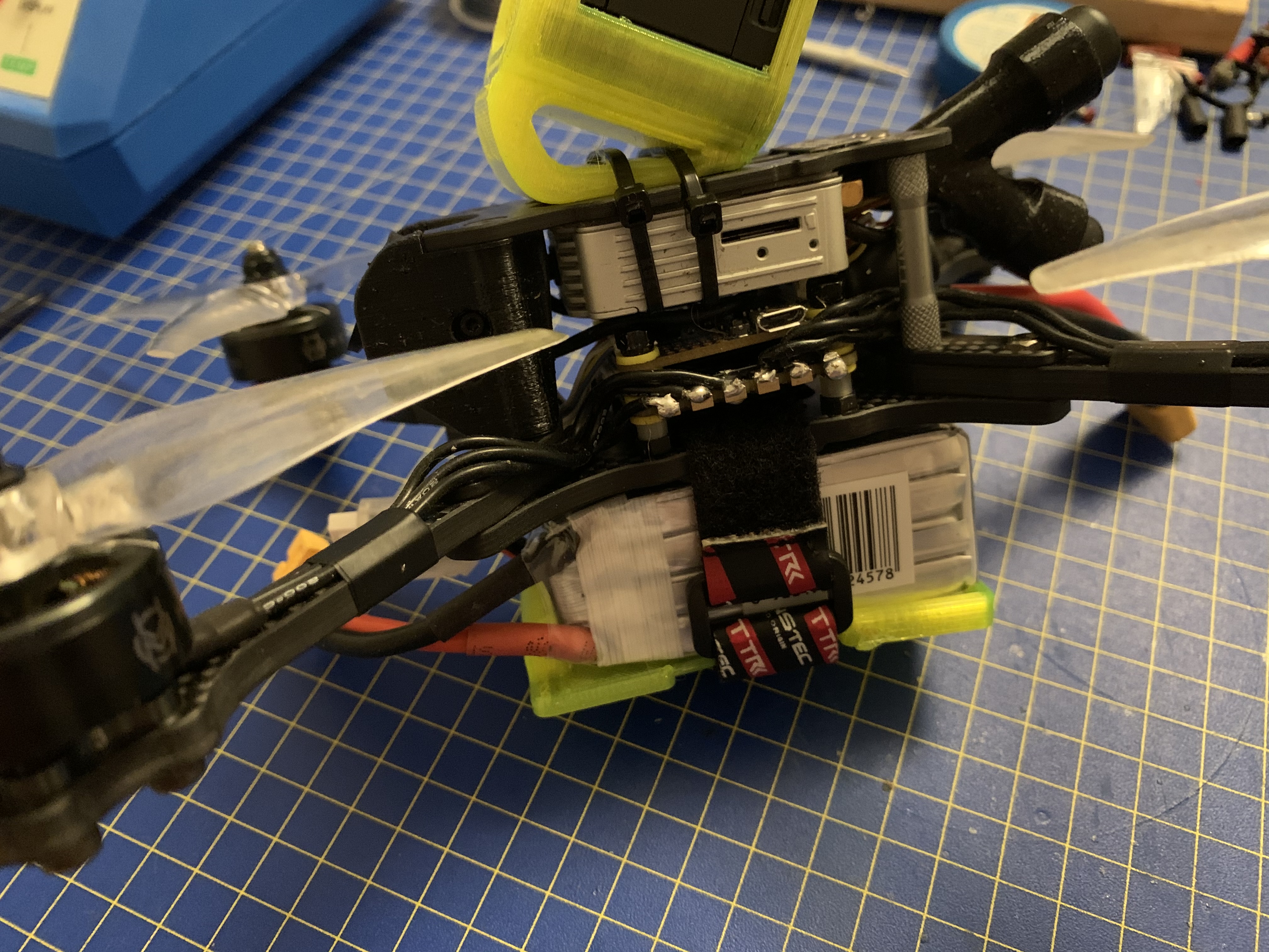 Lipo protector for Tattu 4s 1550mah battery - for my FPV drone