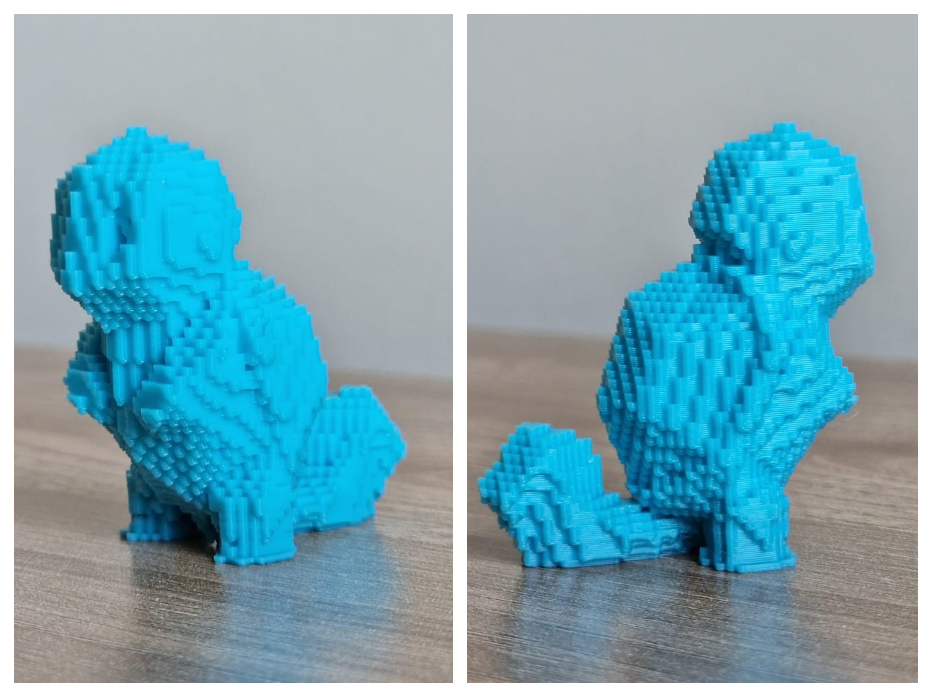 Blocky Squirtle 3D model thumbnail