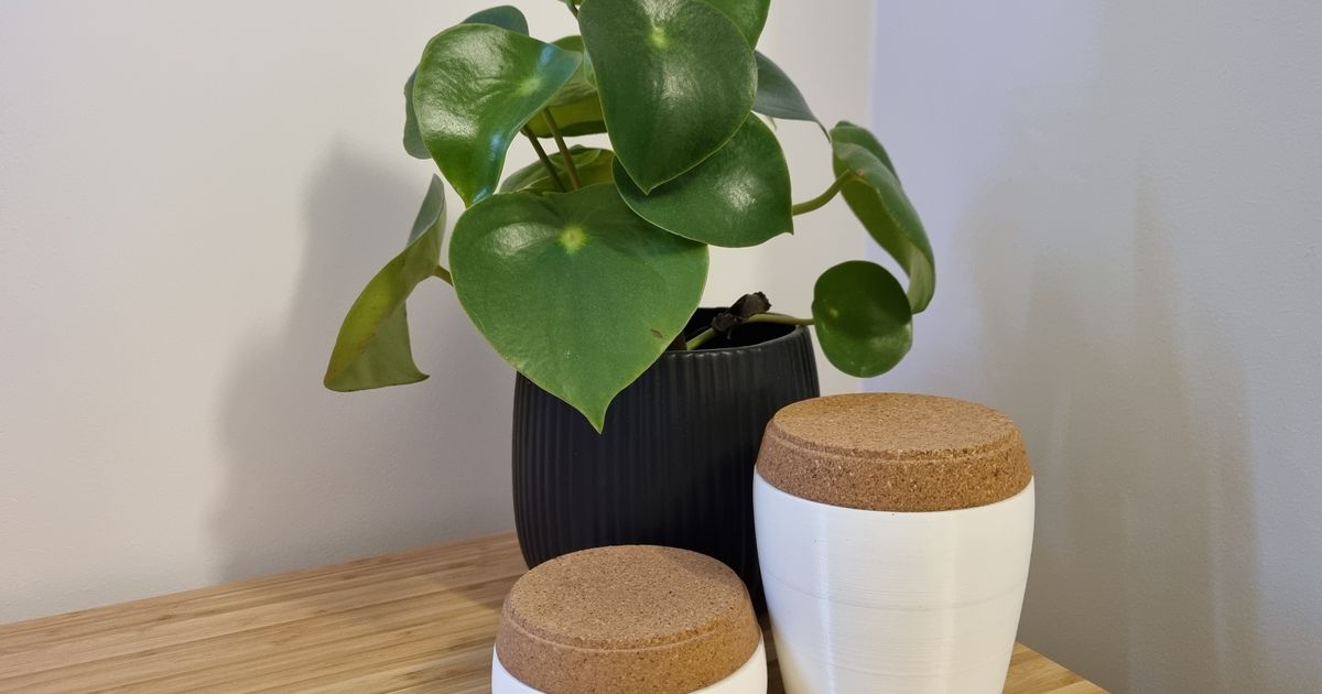 Ikea Cork Coasters Container by JEP Download free STL model