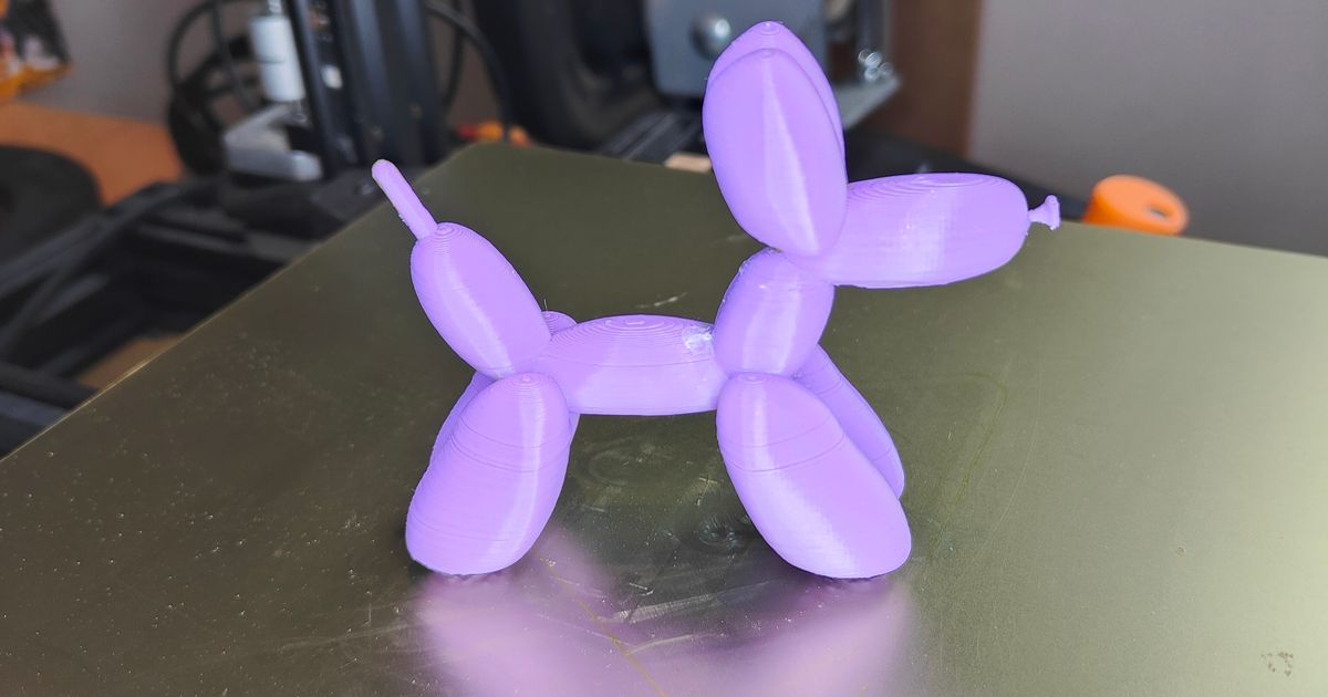 Balloon Dog by TheCraftyMaker Download free STL model