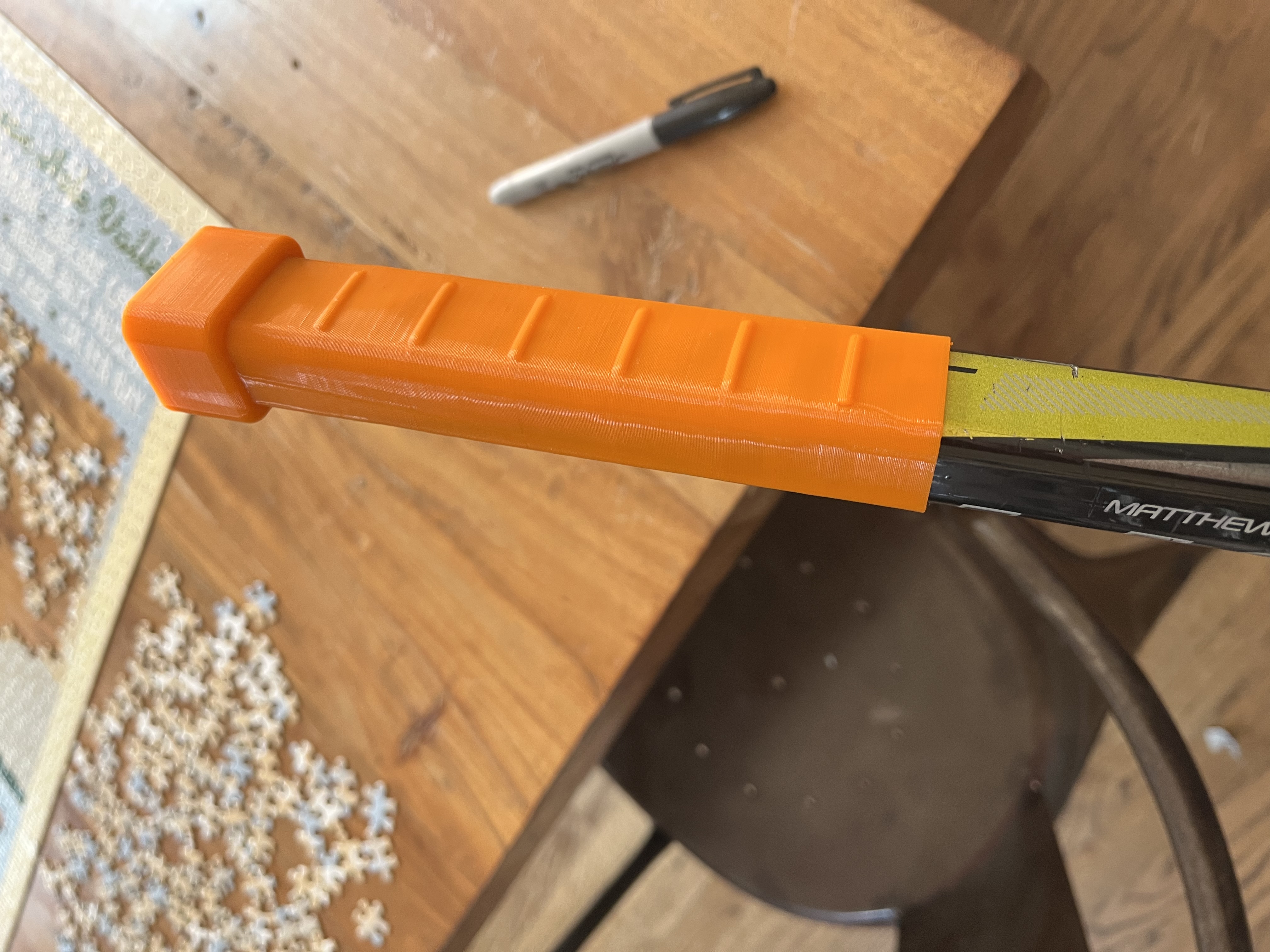 Hockey stick grip