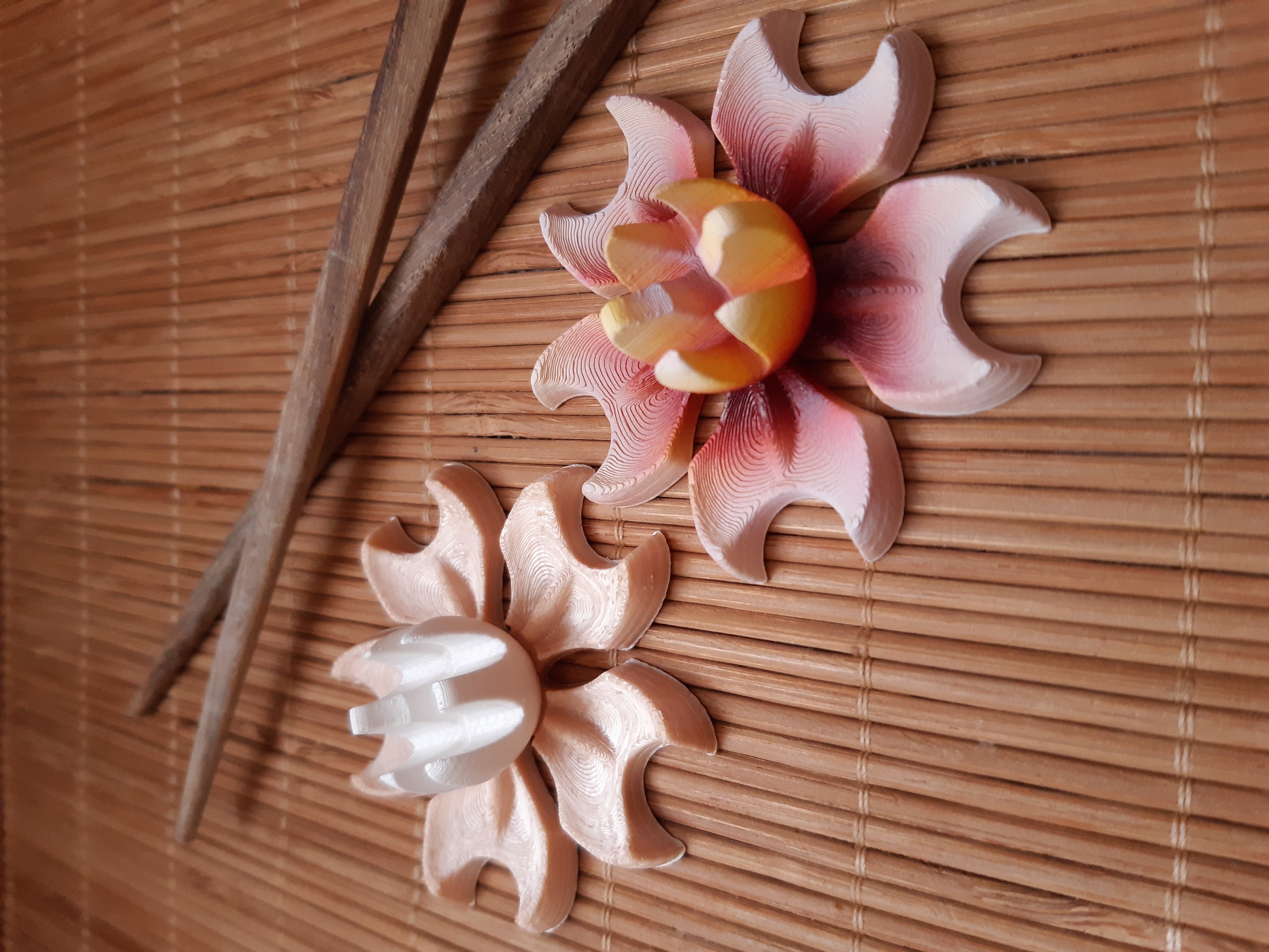 Cherry blossom chopstick tray