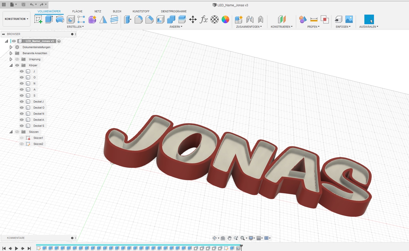 LED Name ''JONAS''