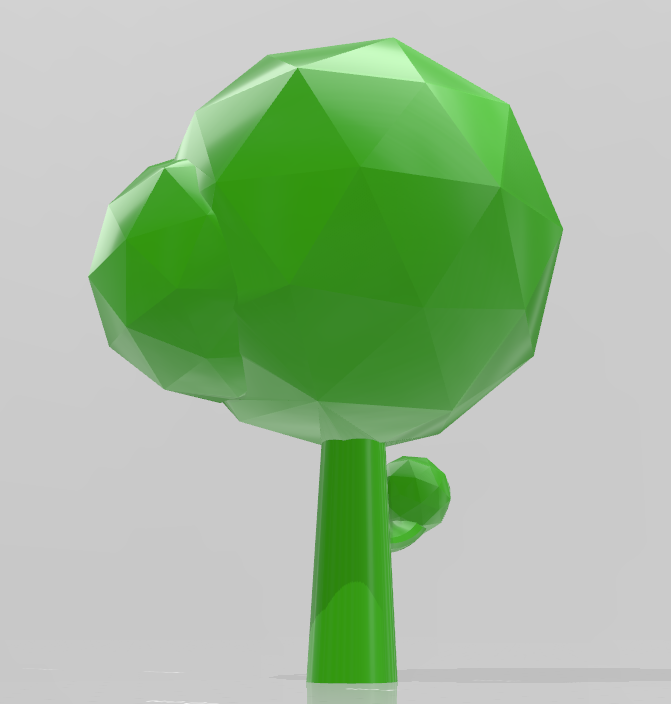 Miniatura 3 do modelo 3D Low-poly Tree