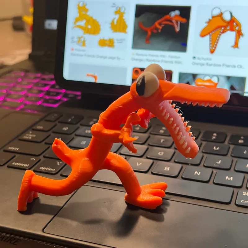 STL file ORANGE RAINBOW FRIENDS ROBLOX GAME 🍊・3D printer design