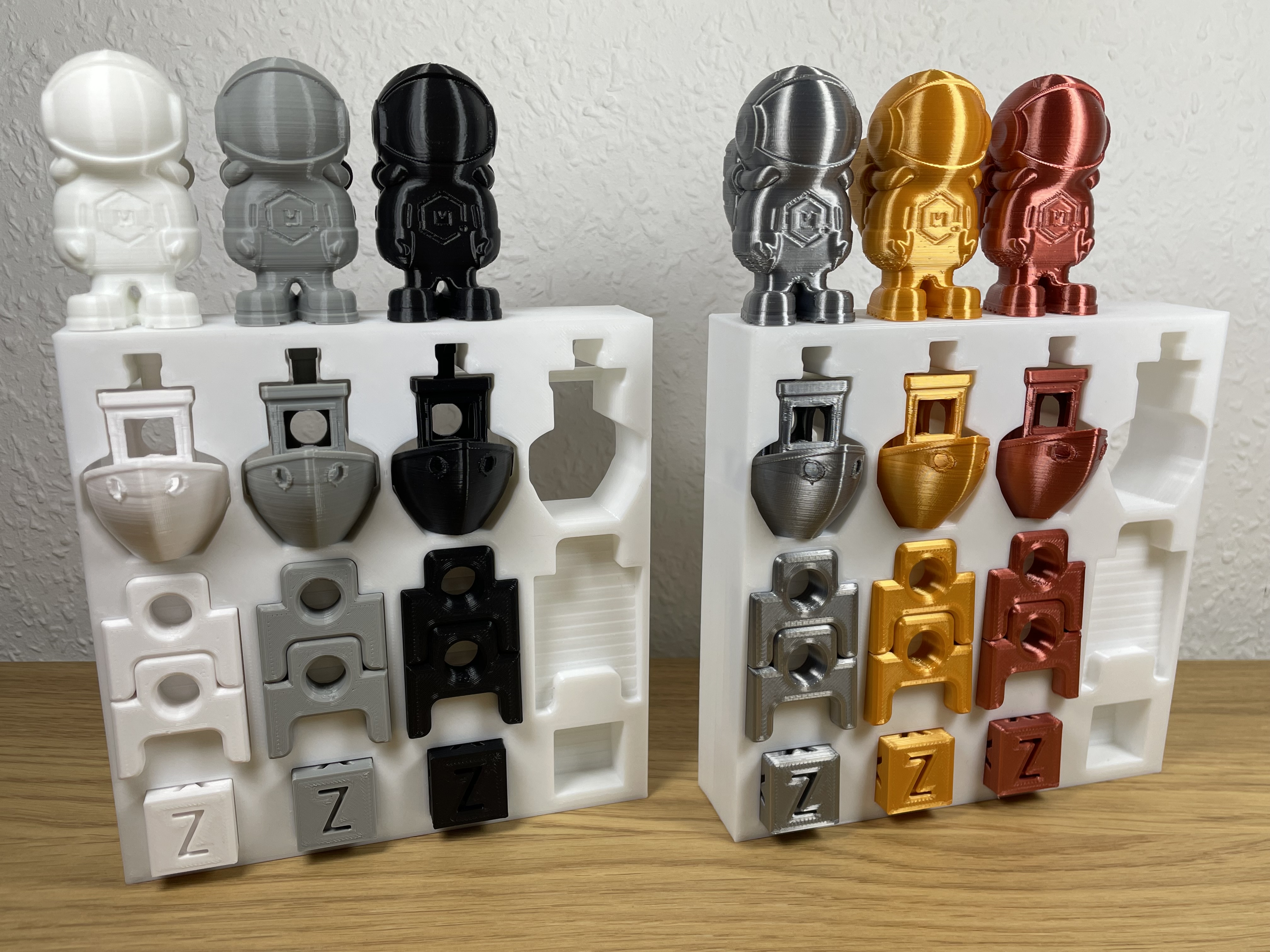 Shelf | Case | Box for Benchy Flow-test & xyz calibration Cube | Print Test Files