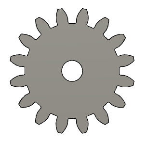 Test Print Spur Gears 1:1 Gear Ratio