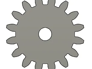 Test Print Spur Gears 1:1 Gear Ratio