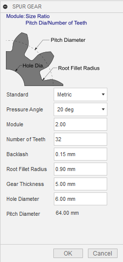 Test Print Spur Gears 1:1 Gear Ratio by Auzziebogan26 | Download free ...