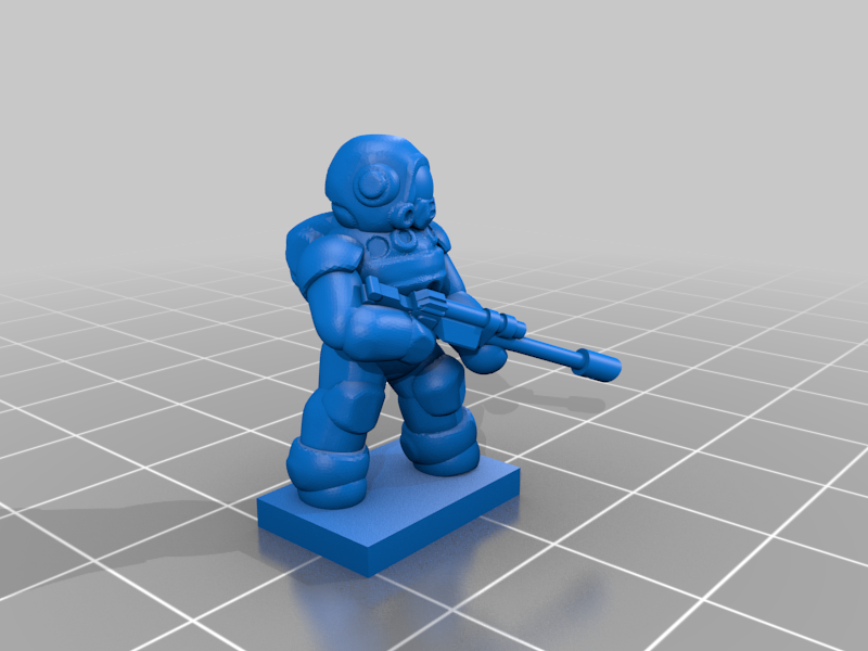 Future - Space Soldiers Rifle Team by Guy_montag | Download free STL ...