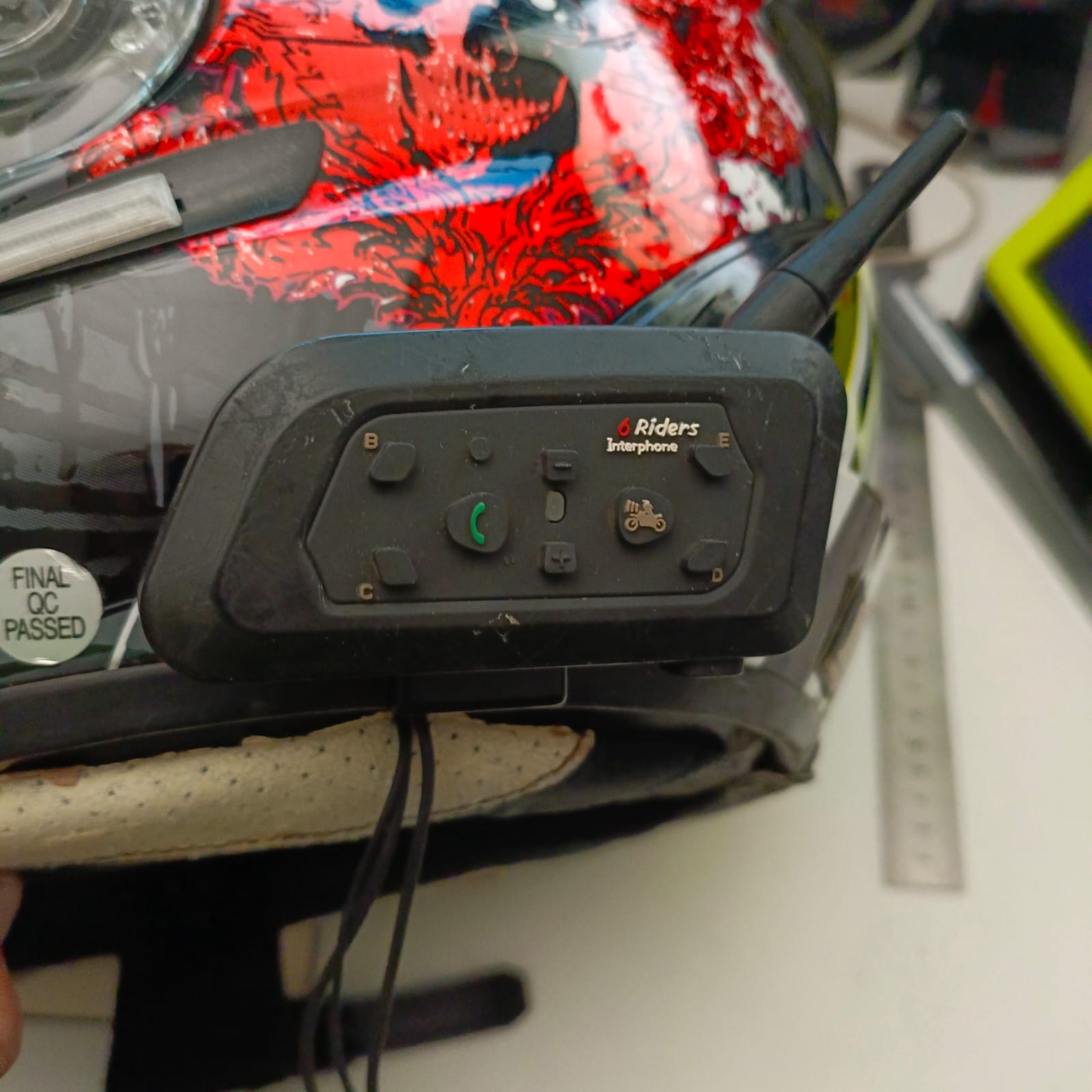 6 riders intercom mount — thumbnail 2