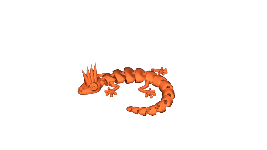 Punk Lizard by Printer-2.0 | Download free STL model | Printables.com