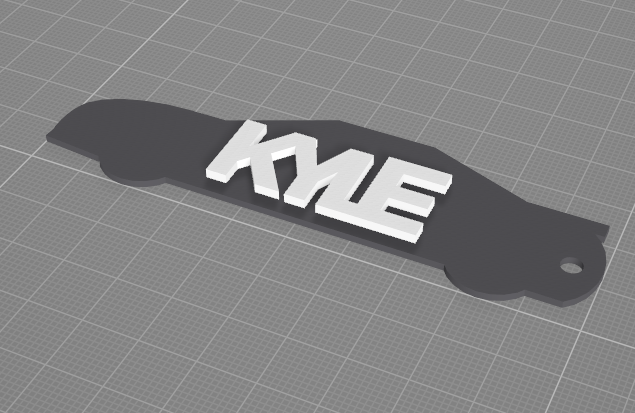 Kyle car keychain