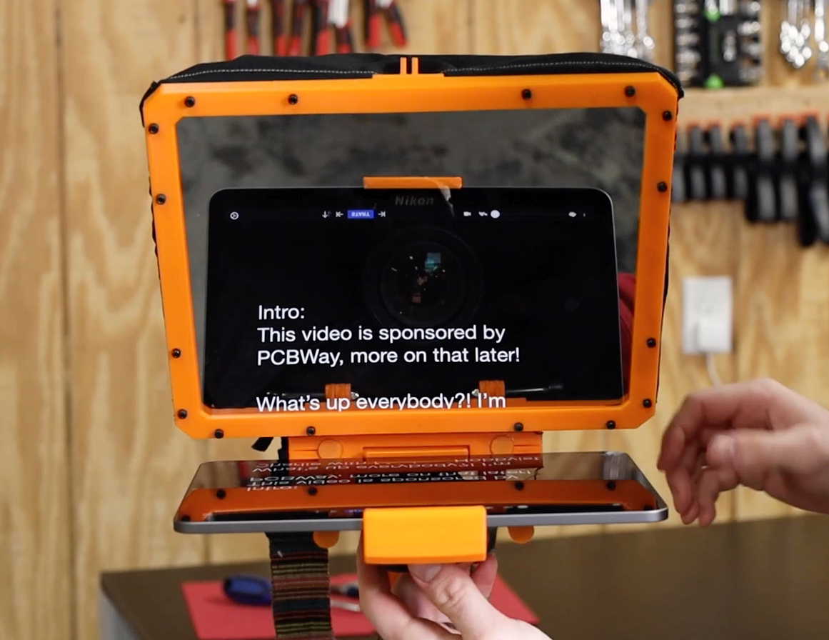 3D Printed Teleprompter by Modern Hobbyist | Download free STL model