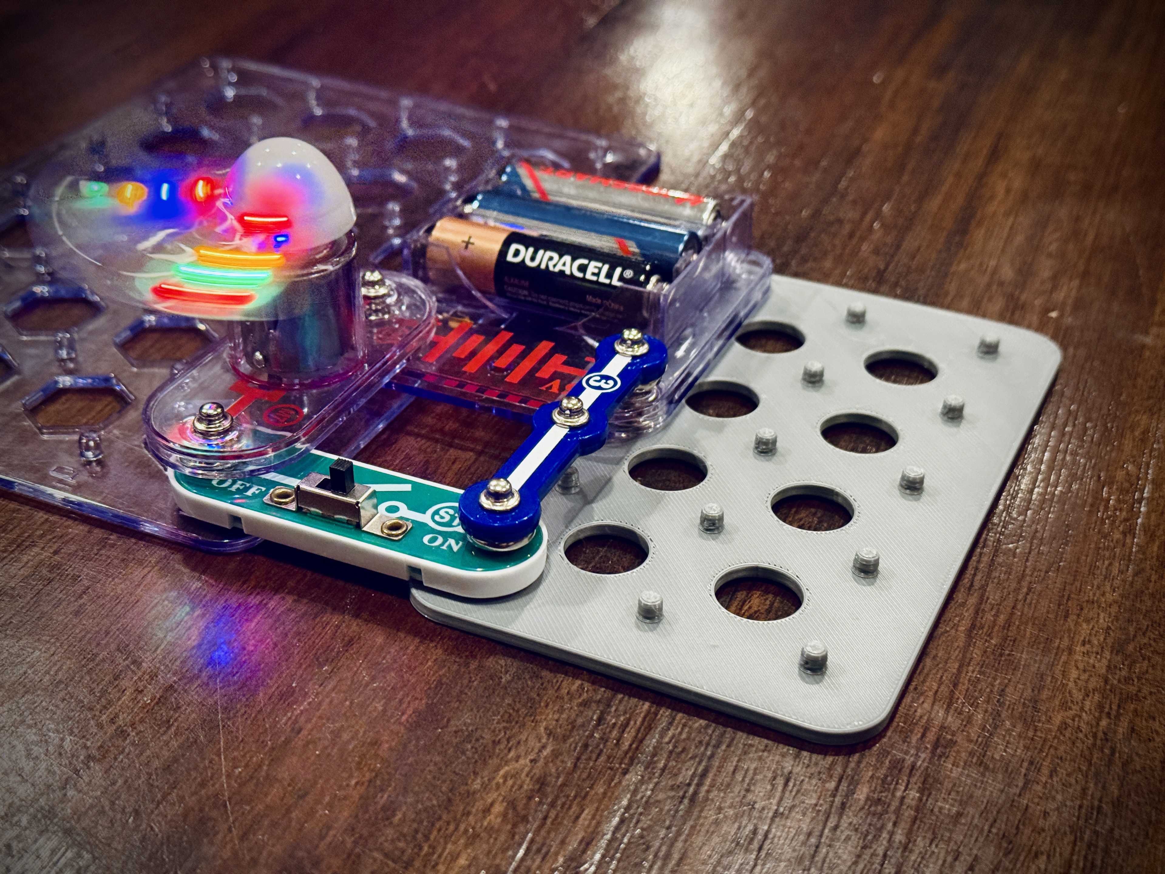 Grid Mount Boards for Electrical Snap Circuits
