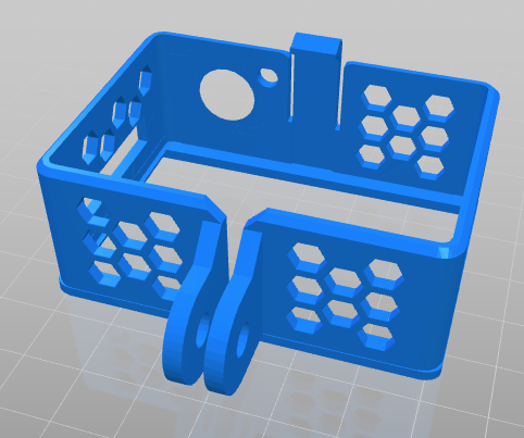 Skeleton frame for GoPro-like cameras