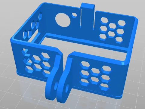 Skeleton frame for GoPro-like cameras