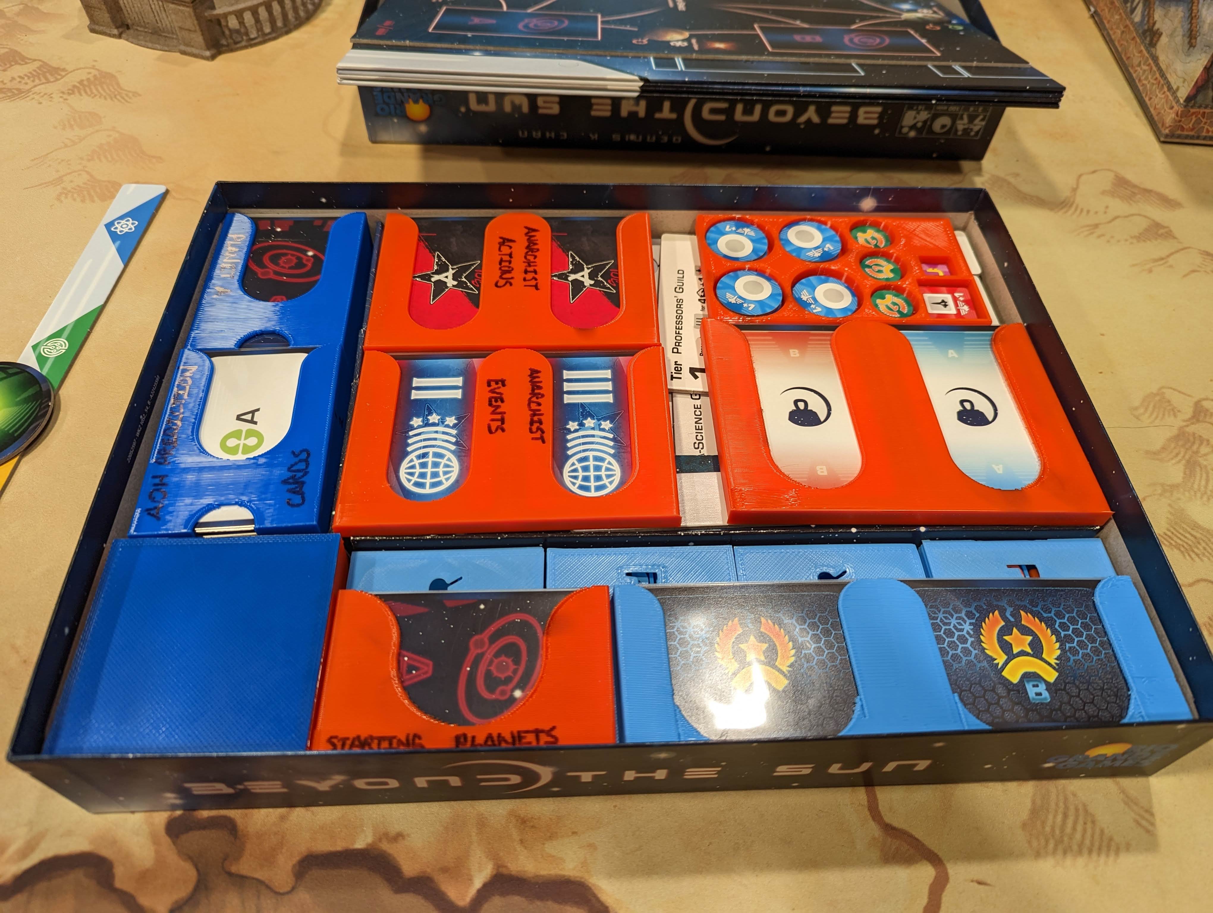 Beyond the Sun Box w/ Leaders of the new Dawn expansion Insert