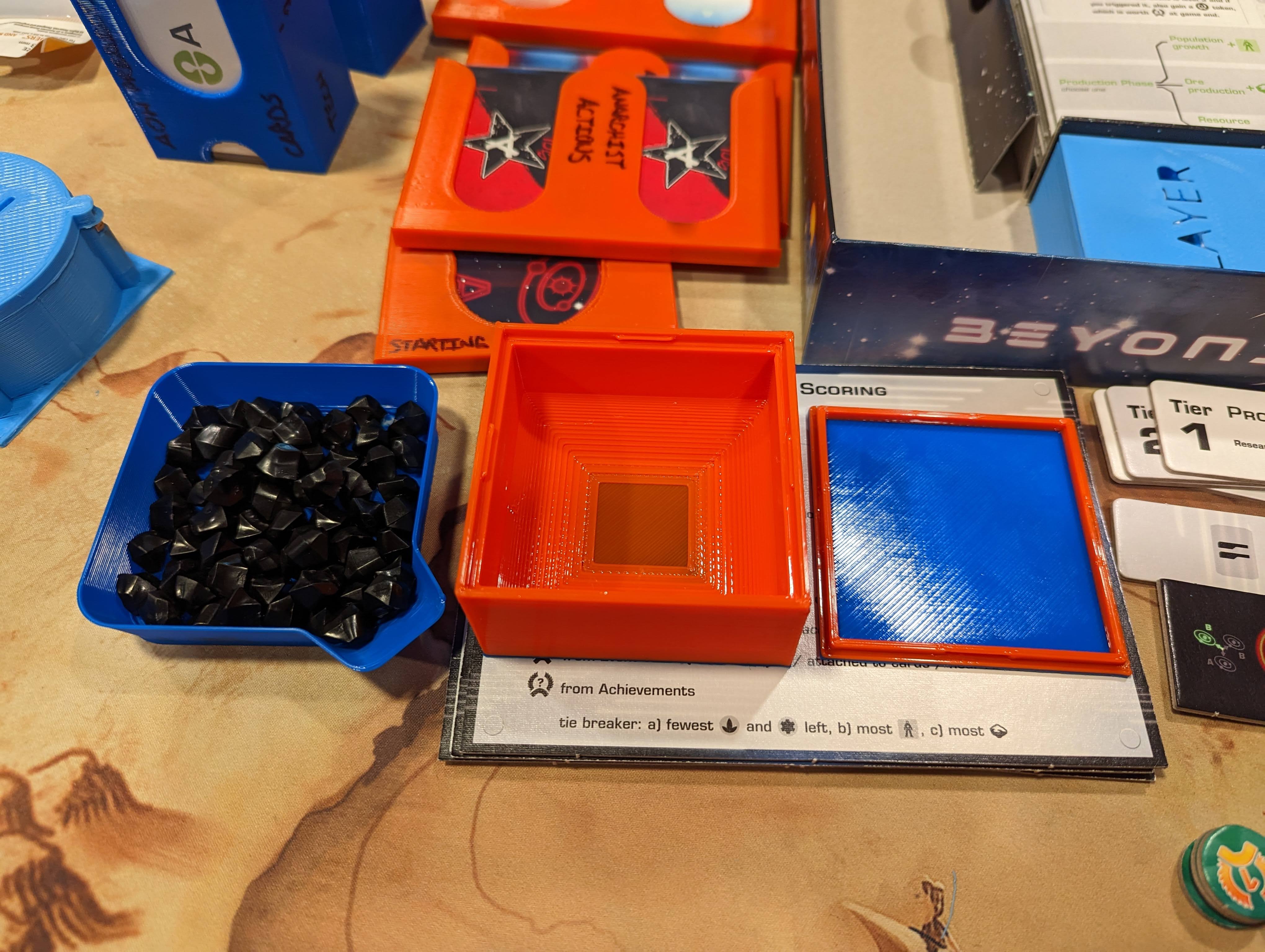 Beyond the Sun Box w/ Leaders of the new Dawn expansion Insert