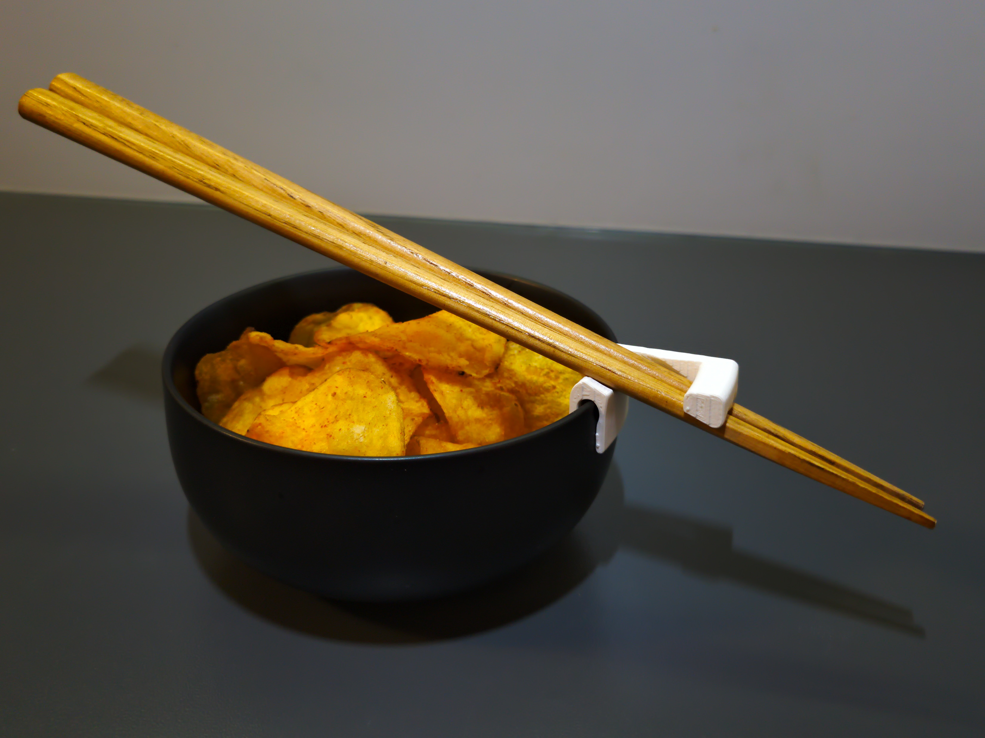 Snackbowl Chopstick Holder
