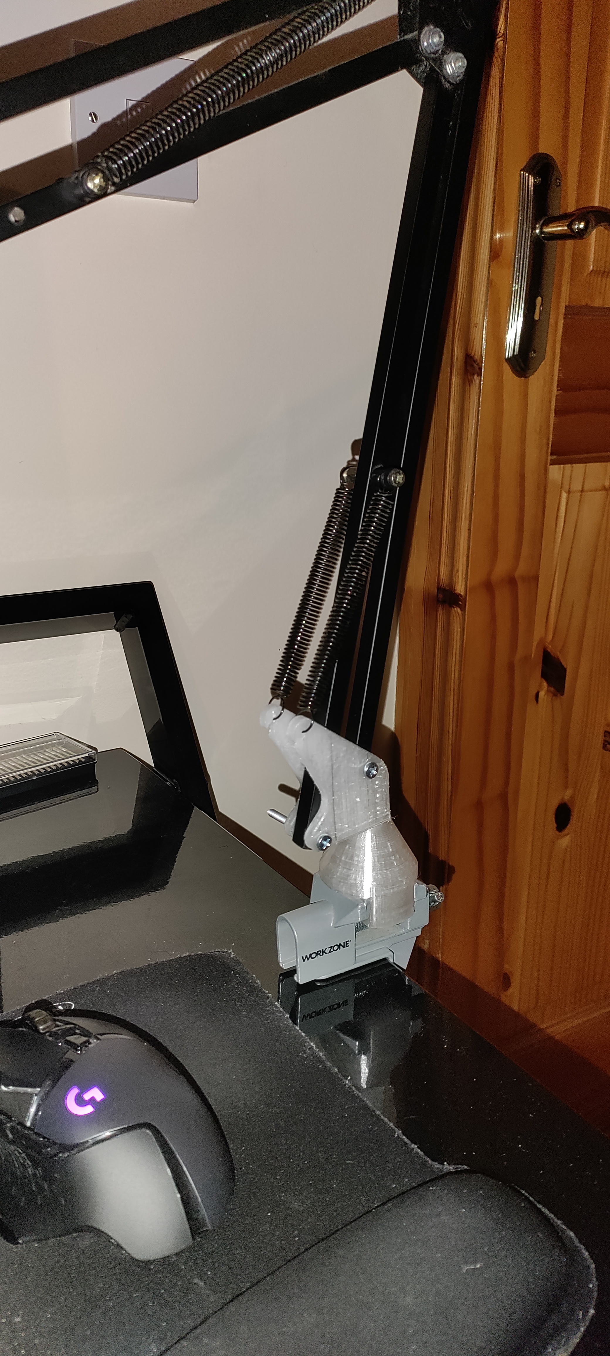 Microphone arm - hobby vice base