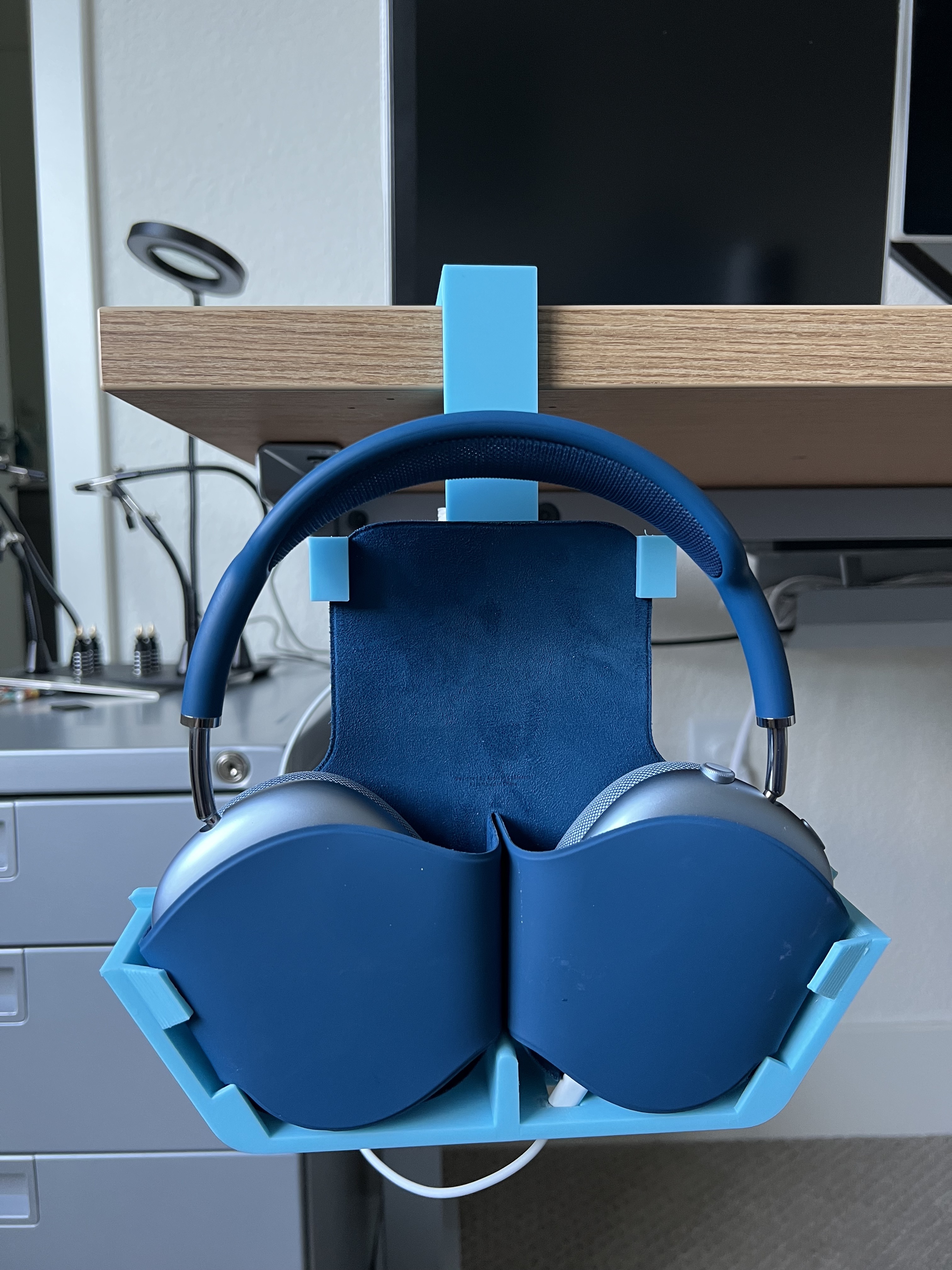 AirPod Max Case and Headphone Desk Clamp Holder