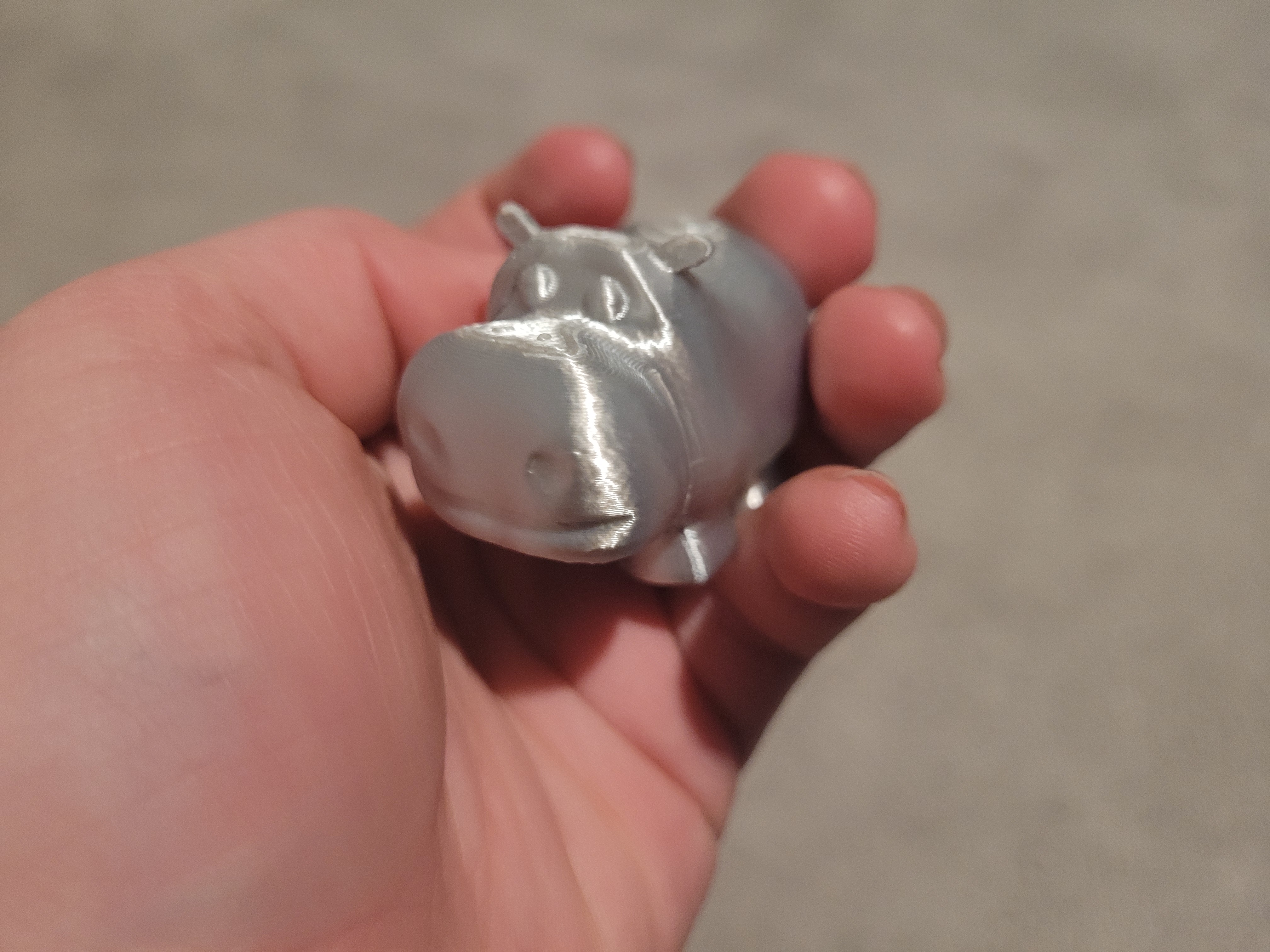 hippo keychain