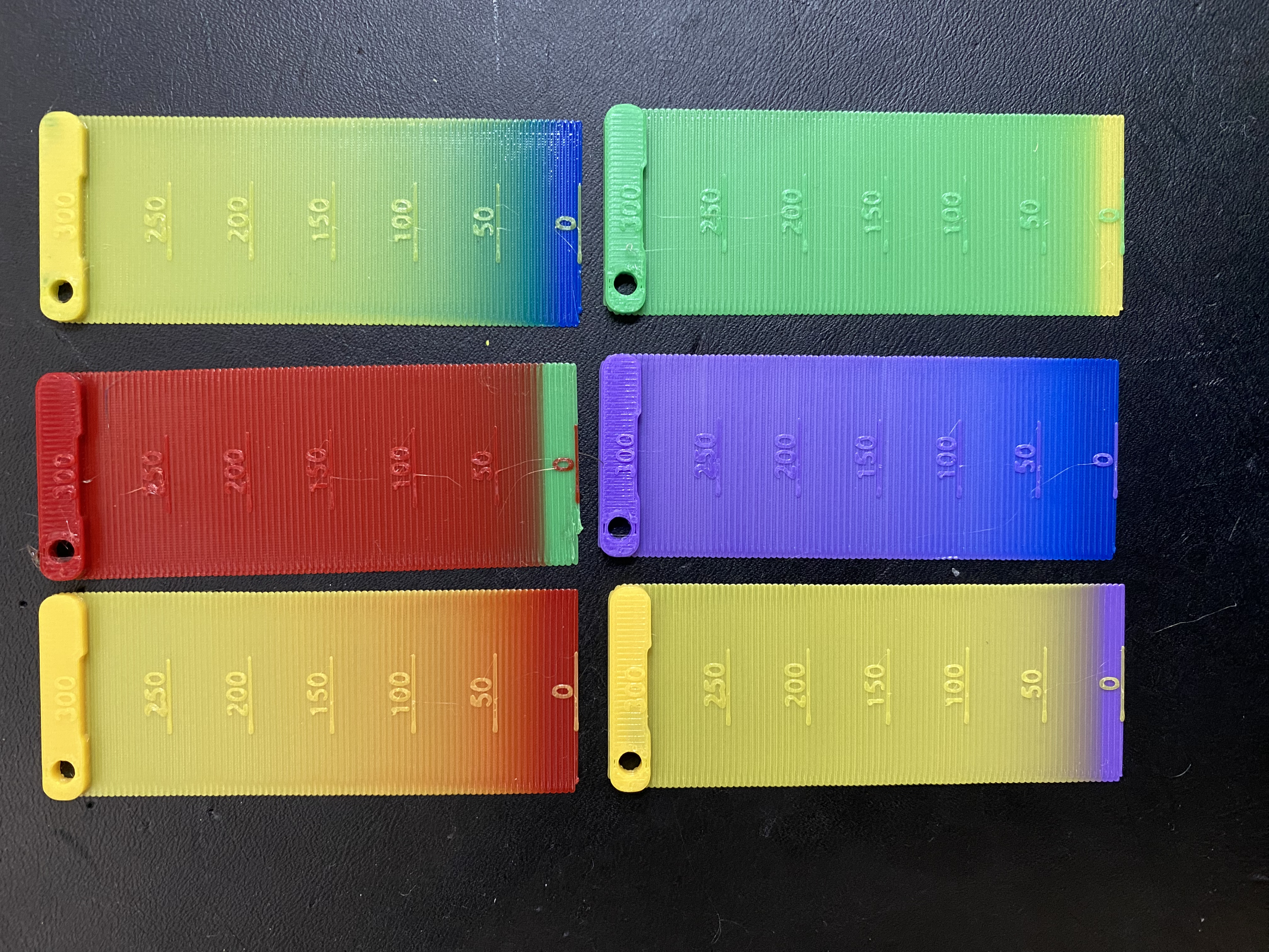 Purge Volume Calibration Tool - MMU2S 5 Filament Color Change