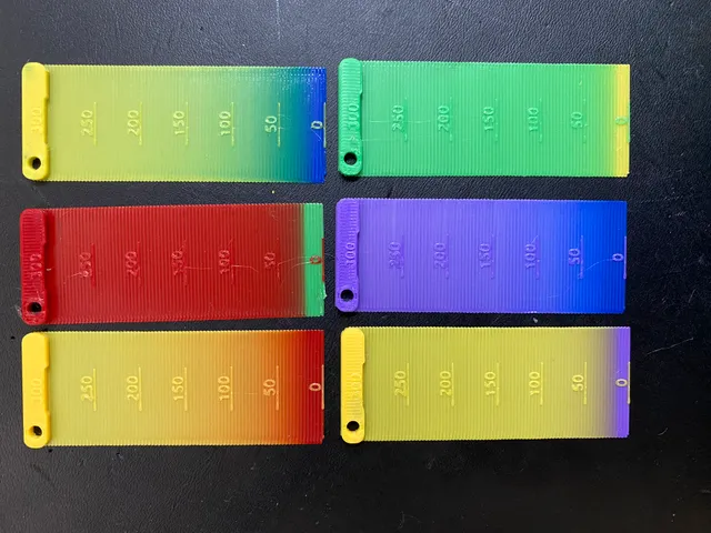 Purge Volume Calibration Tool - MMU2S 5 Filament Color Change