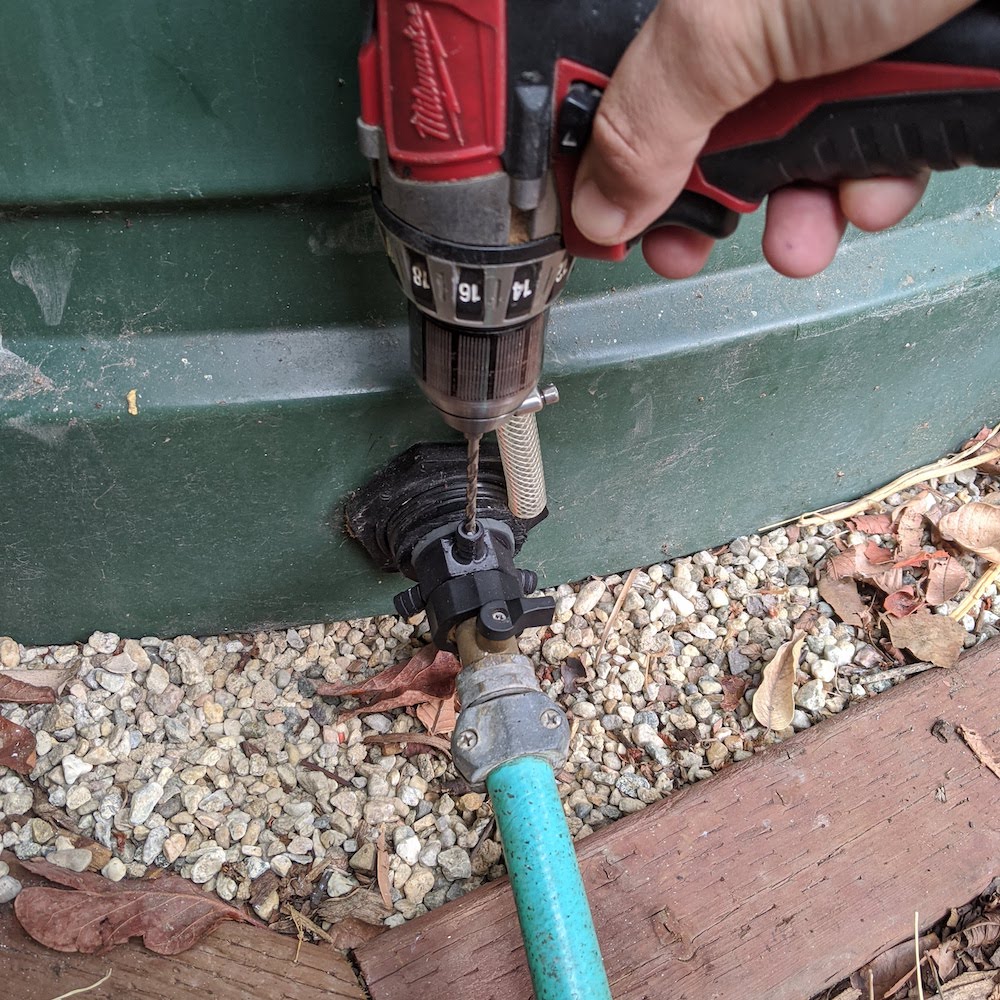 Rain water tank easy read gauge