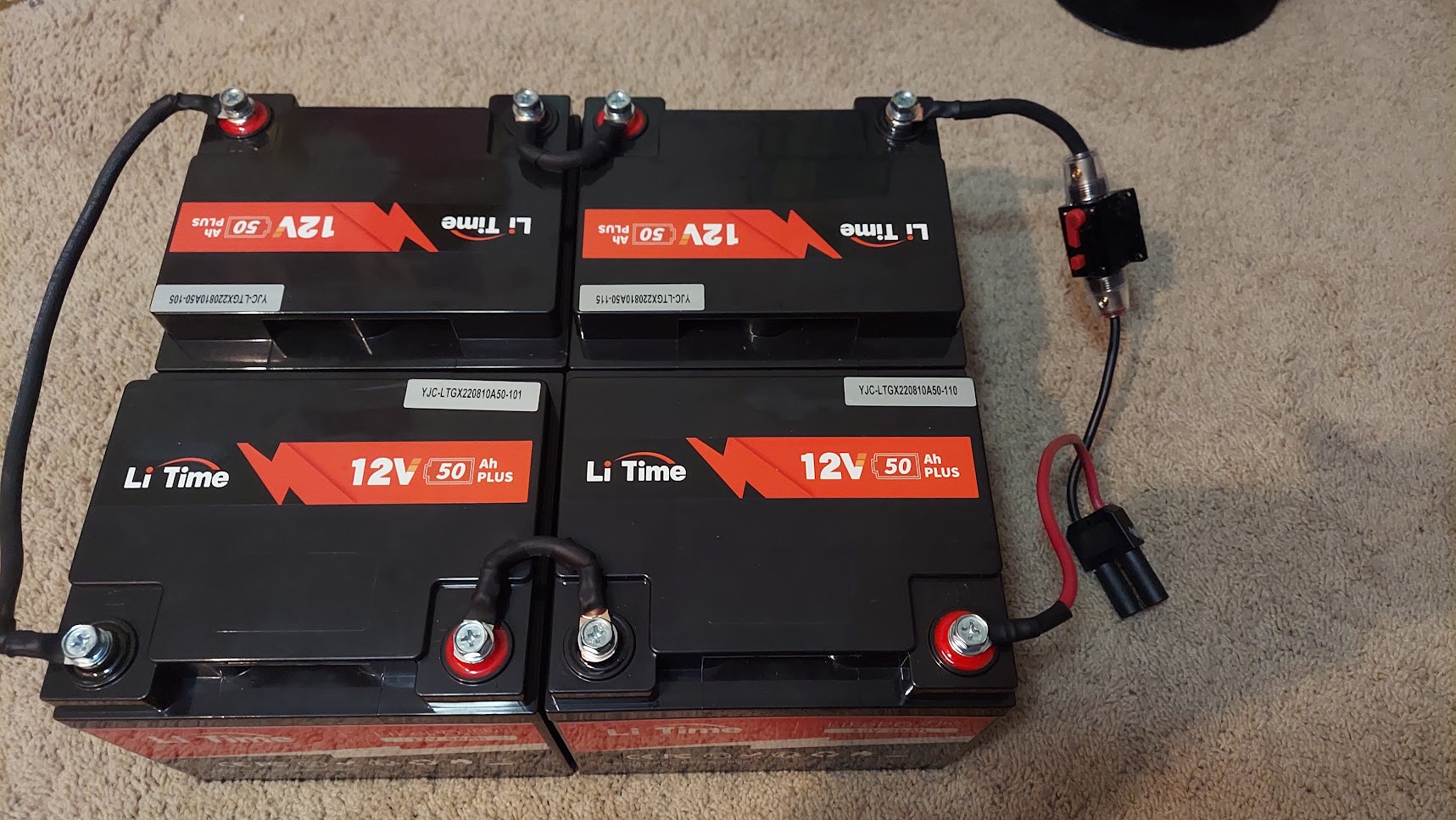 LiTime 50Ah Battery Terminal Cover and Stacking Bracket by ValleyGeek ...