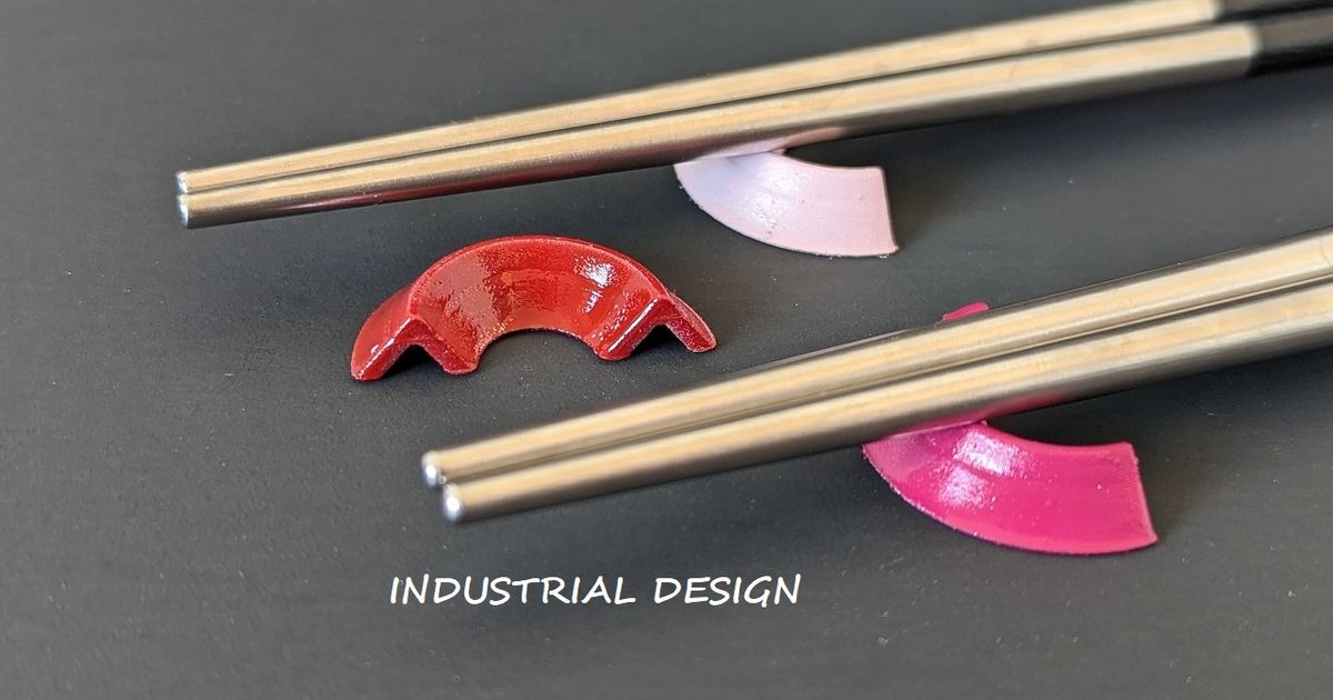 Industrial Style Chopstick Holders by Julius3E8 Download free STL