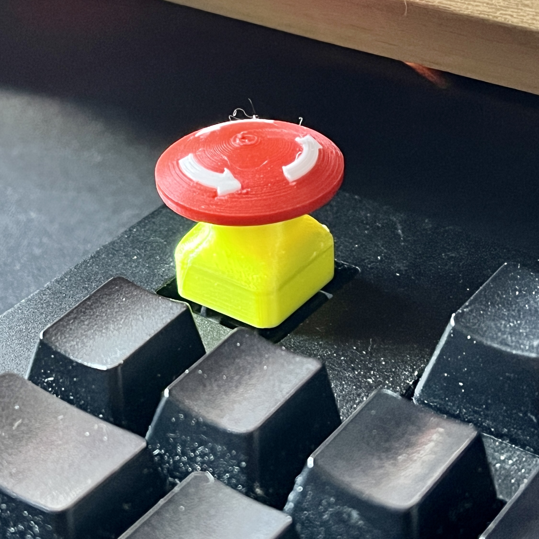 Remixed with better stem for DasKeyboard Cherry Switches and set lower.