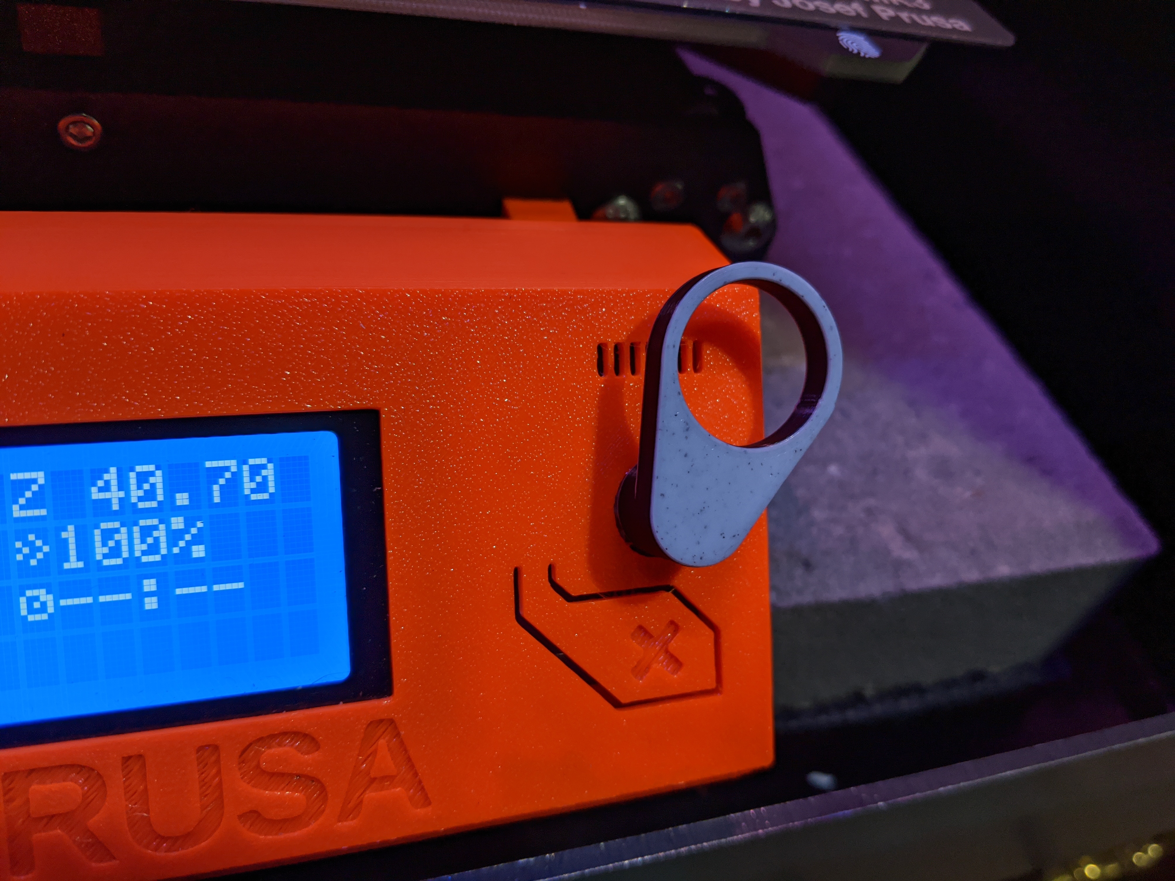 Prusa i3 MK3 Finger-Wheel / Knob (MMU / 2 color)