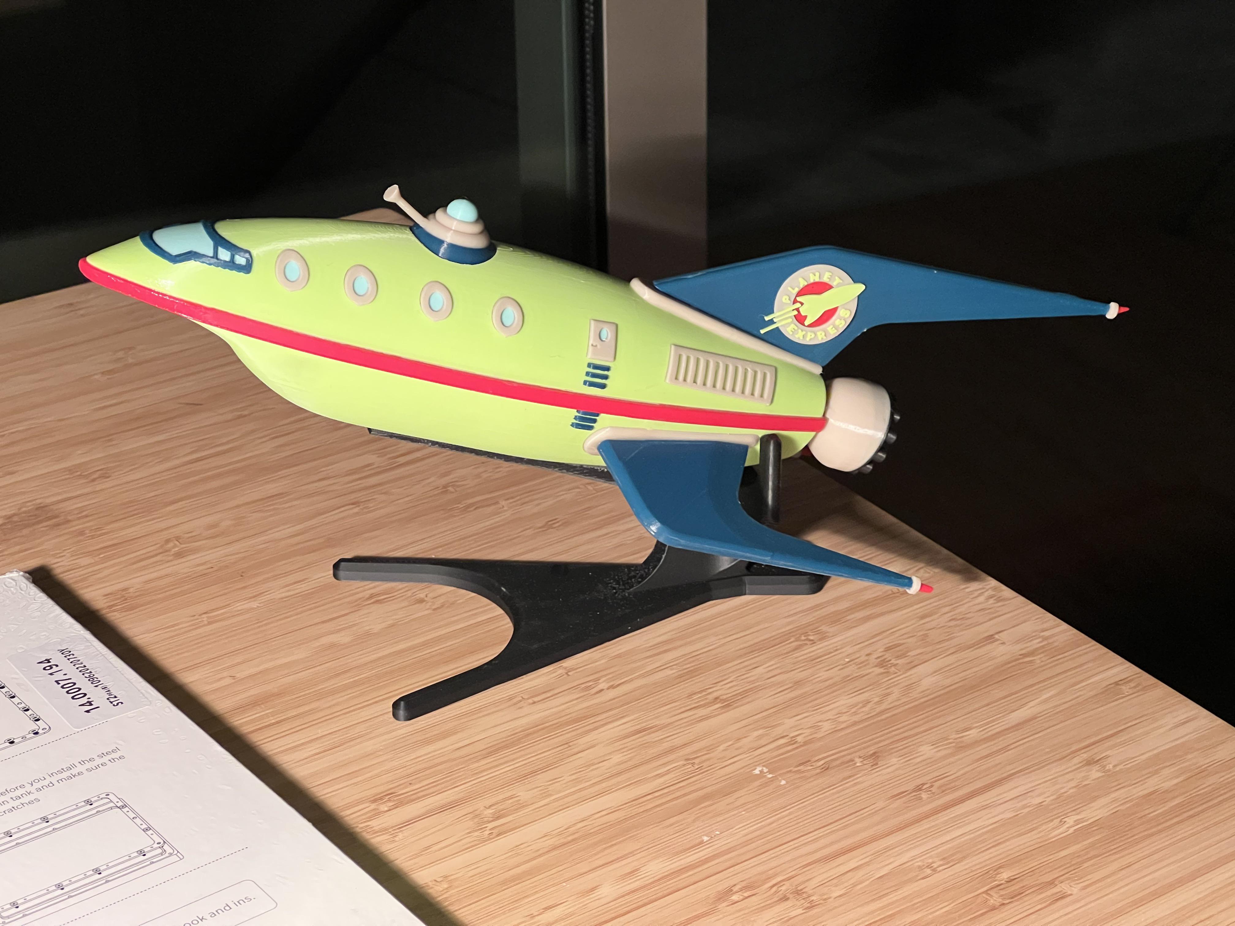 Multicolor Futurama Planet Express Ship