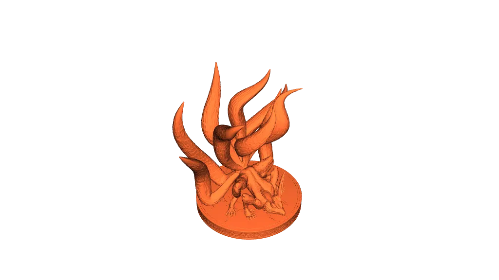 Kurama 9-Tail Beast by JBear40_ | Download free STL model