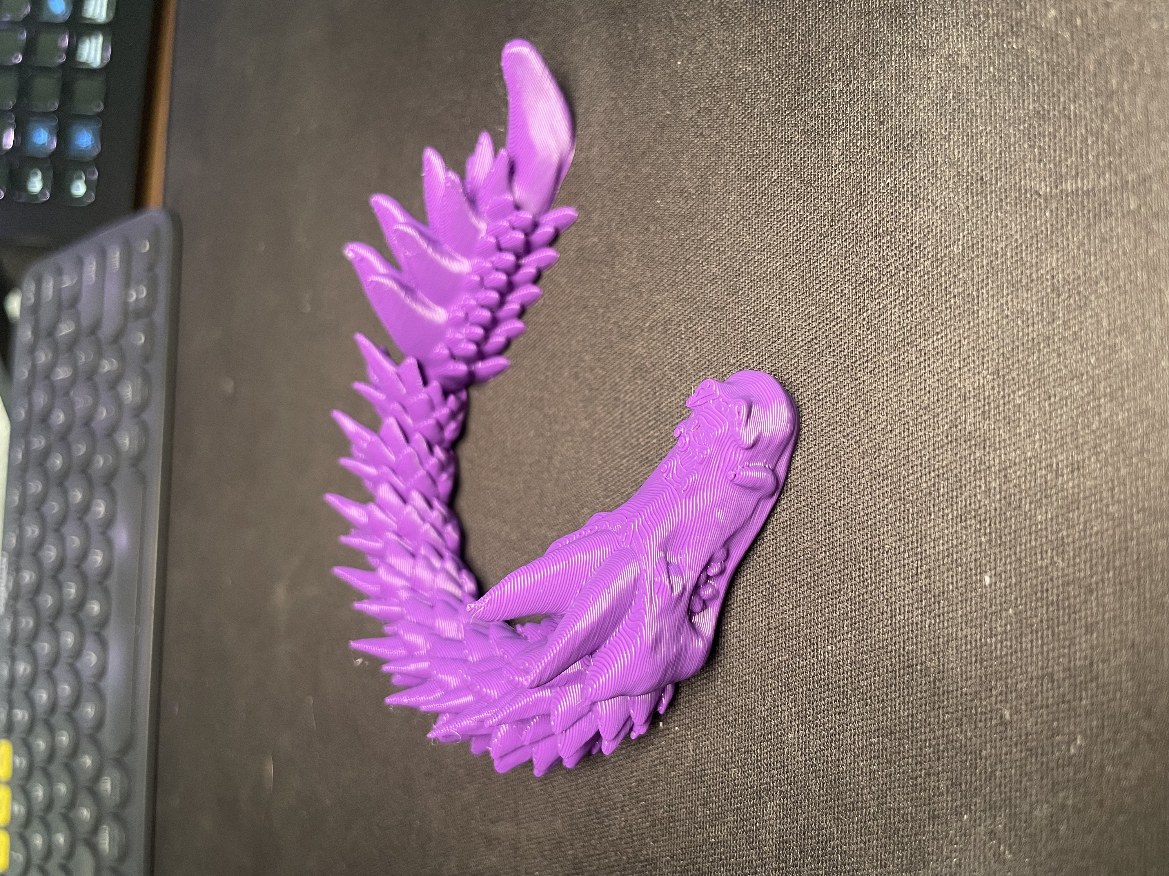 FLEXI FIDGET DRAGON PRINT IN PLACE