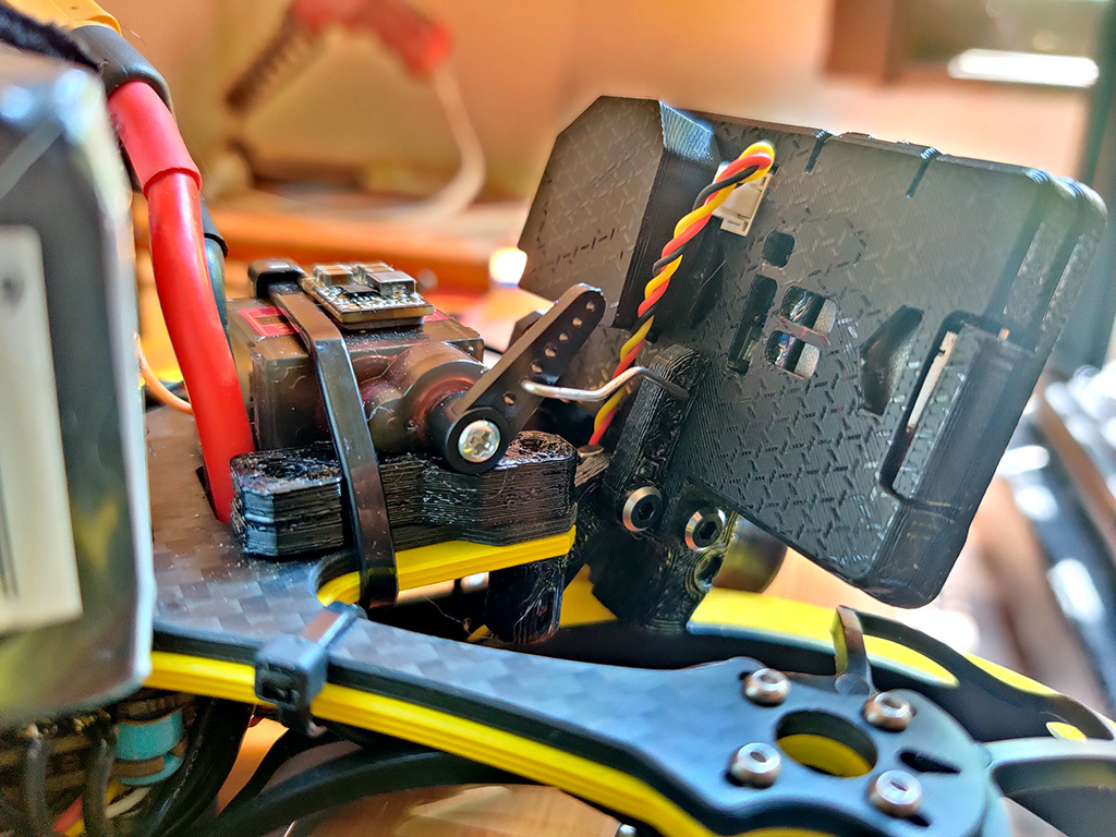 Camera Servo Tilting Mechanism for HGLRC Veyron35 CR Pusher by STRIKING ...