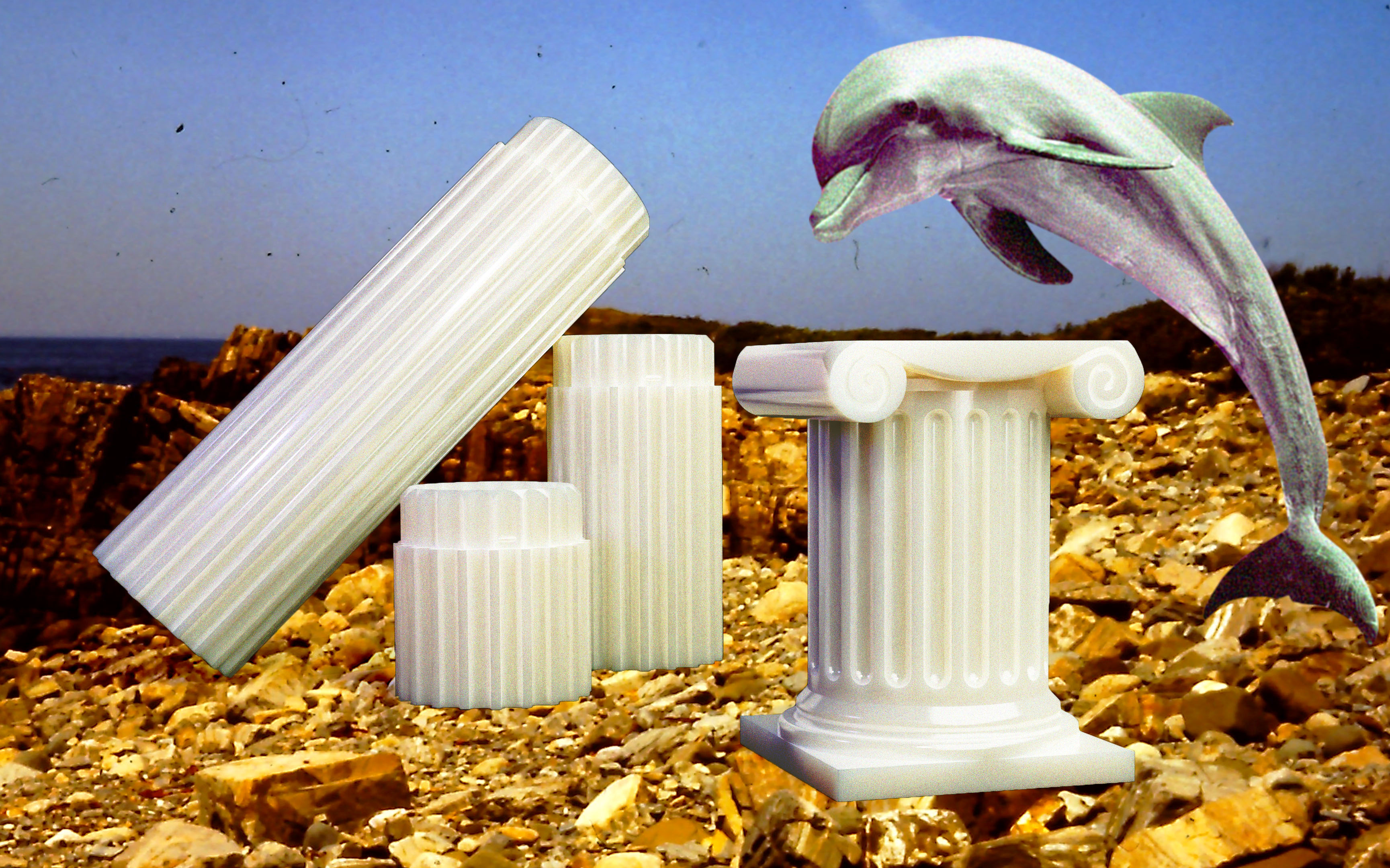 Extendable Vaporwave Type Container