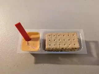 That red Handi-Snacks stick you were supposed to use to spread the cheese  on the crackers, but you'd just eat the cheese off of it. : r/nostalgia