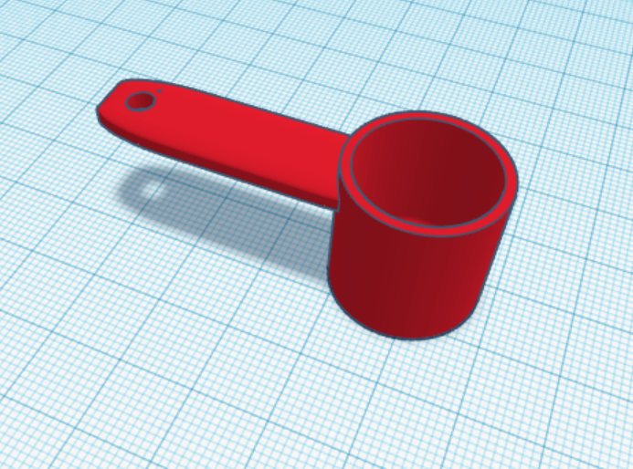 simple scoop (1 teaspoon/5ml) by Marlin Download free STL model