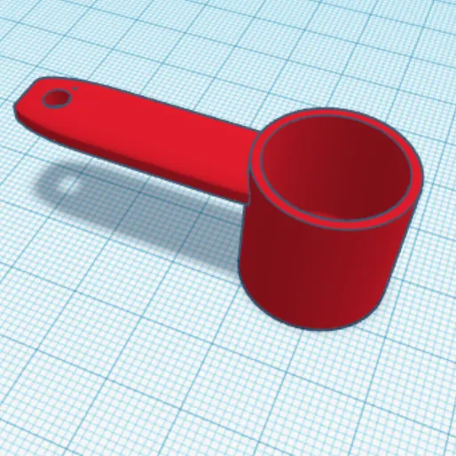 simple scoop (1 teaspoon/5ml) by Marlin, Download free STL model