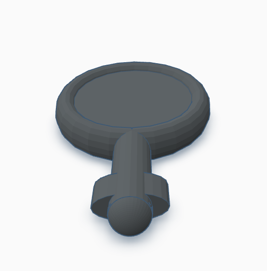 Paper towel holder key by CraftyNerd3D Download free STL model