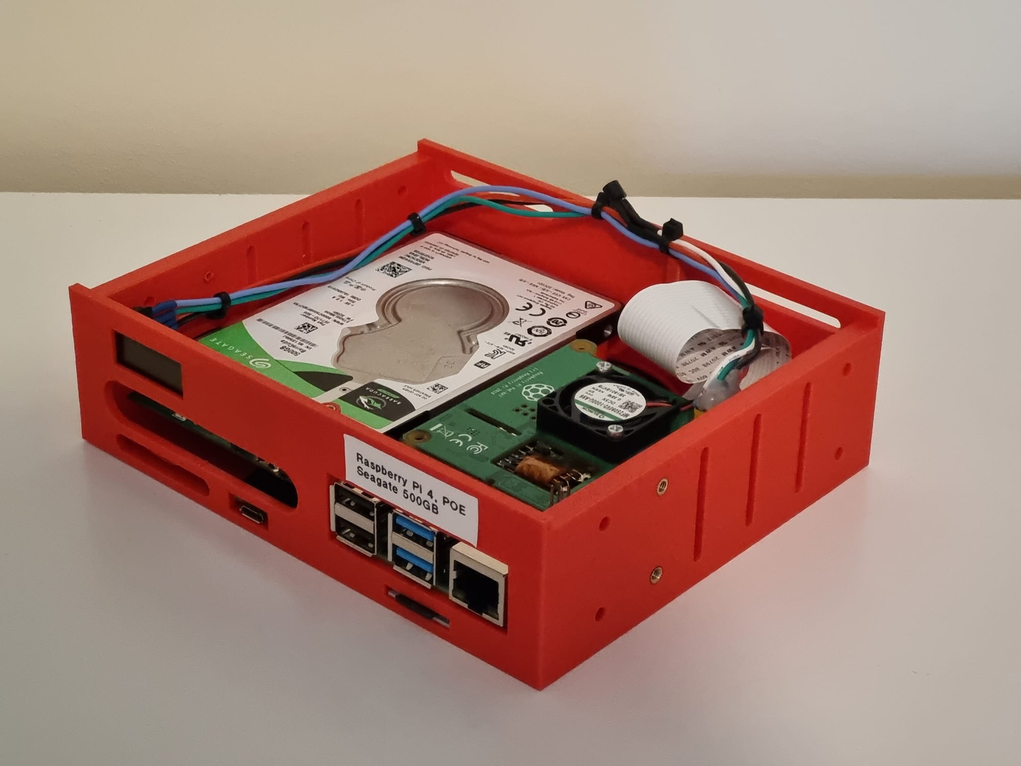 1u stackable raspberry pi enclosure with 2 5 hdd ssd by thatguy