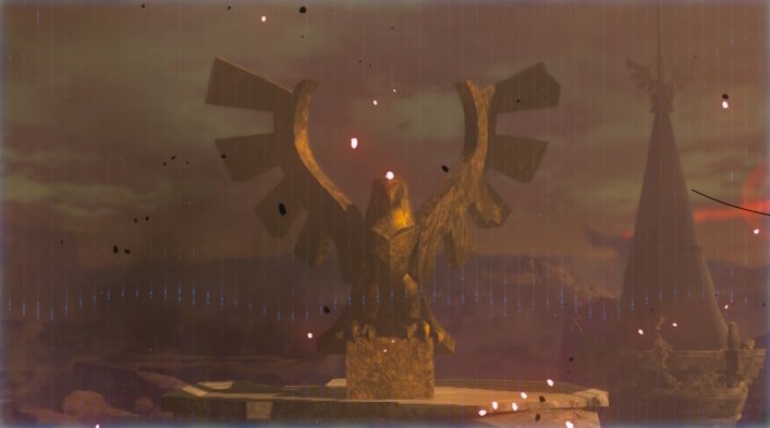 Hyrule Crest Statue (Zelda)