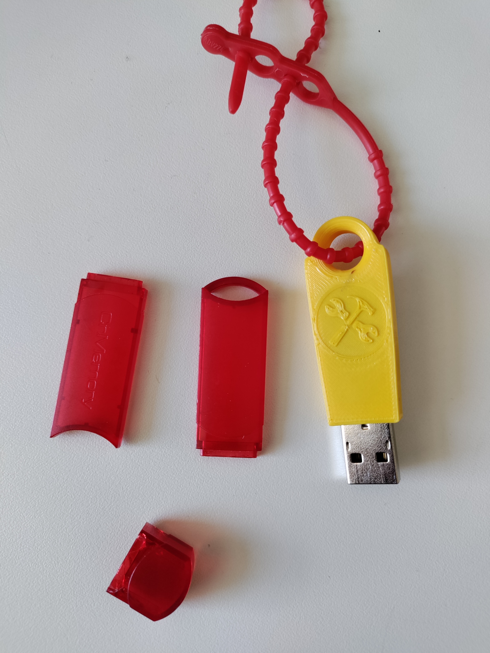 USB Flash Drive / Pendrive Case Keyring