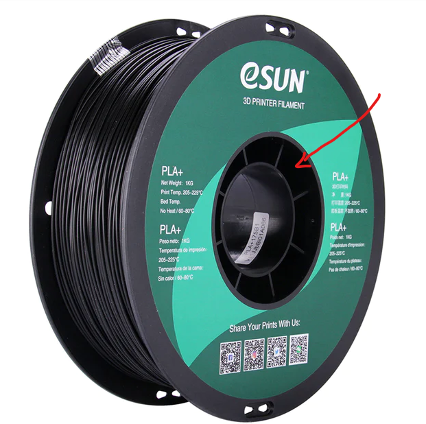 Miniatura 2 do modelo 3D eSun spool connector/stacker