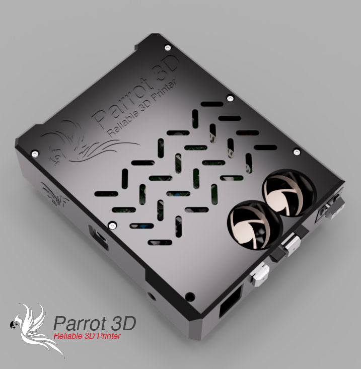 Compact Duet 3 Enclosure for Parrot 3D