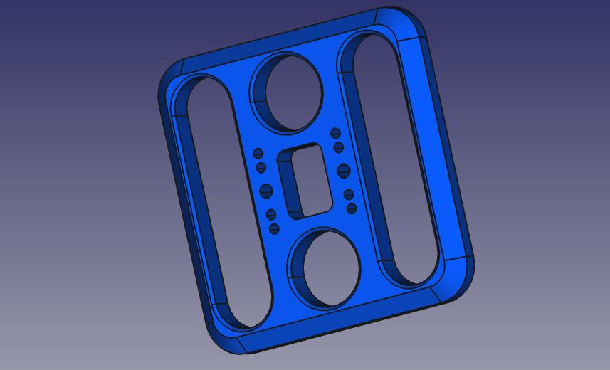 Miniatura 8 do modelo 3D Kennzeichenhalter V2