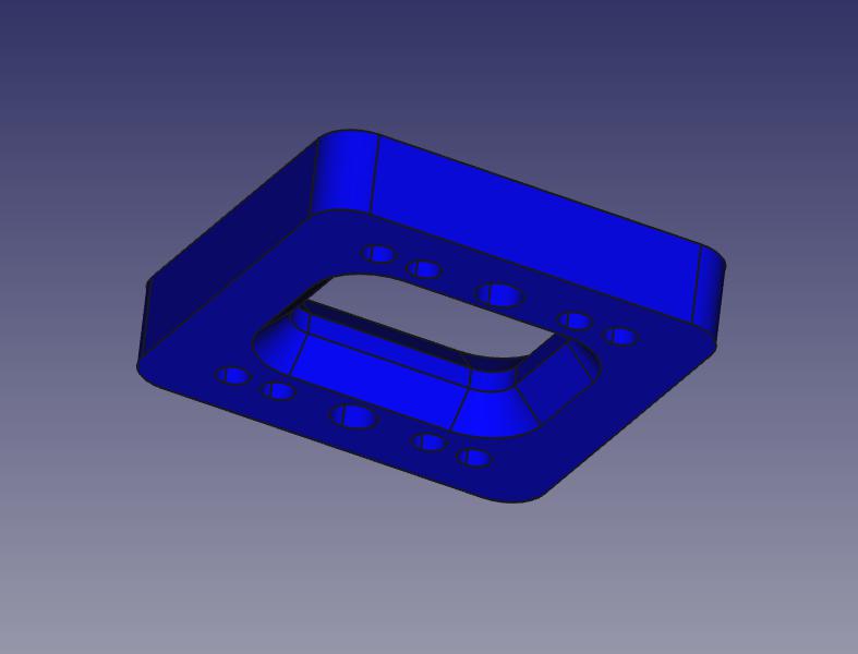 Miniatura 12 do modelo 3D Kennzeichenhalter V2